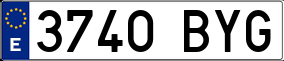 Truck License Plate